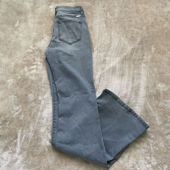 KanCan Jeans Kancan Womens Grey Mid Rise Flare Jeans Poshmark
